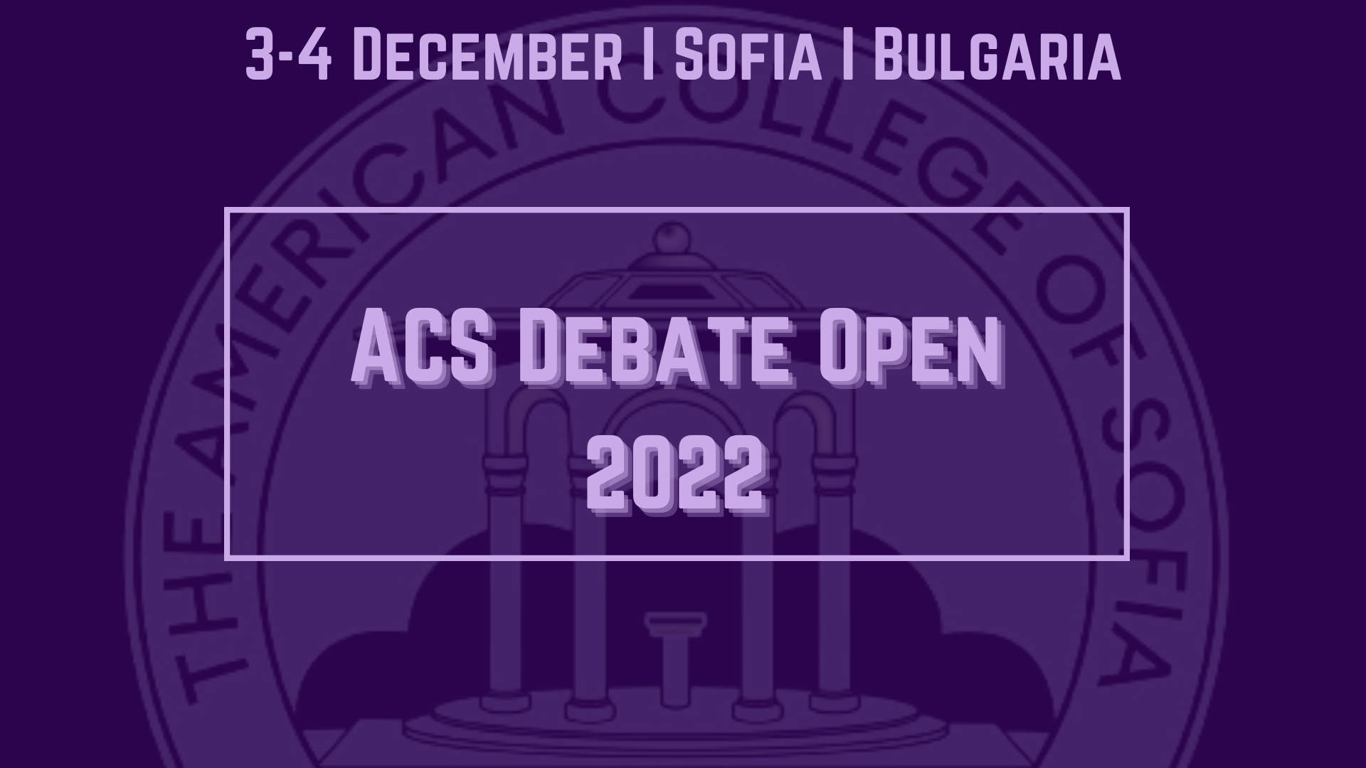 ACS Debate Open 2022 ACS